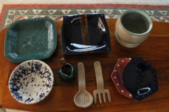 jake - square plates, utensils